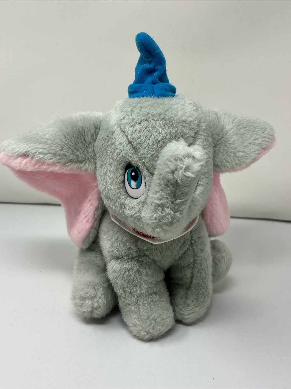 Vintage Disney Dumbo Plush Stuffed Animal Gray Elephant Collectible Toy 9"